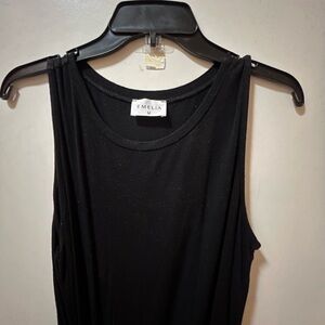 Ella Classic Black Tank Top